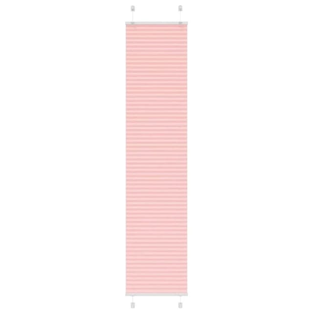vidaXL Plissee Rosa 45x200 cm Stoffbreite 44,4 cm Polyester 4015455