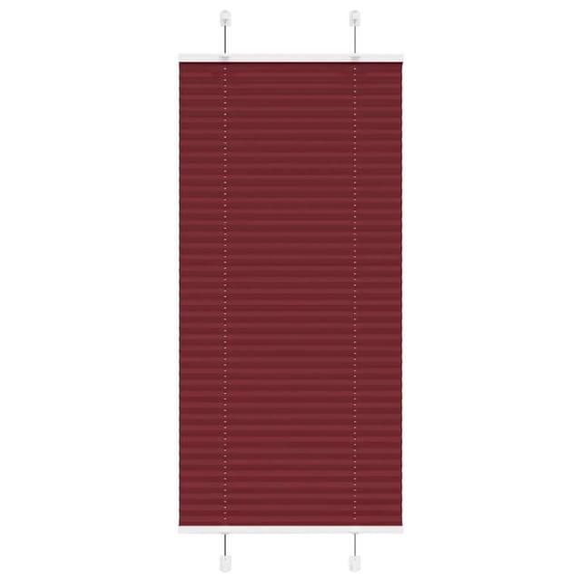 vidaXL Plissee Bordeauxrot 60x150 cm Stoffbreite 59,4 cm Polyester 4015237