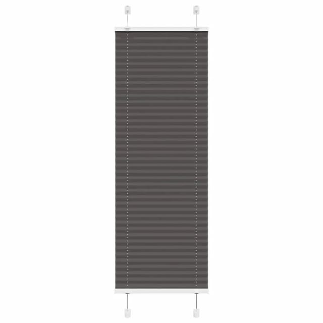 vidaXL Plissee Schwarz 50x100 cm Stoffbreite 49,4 cm Polyester 4015116