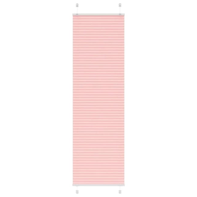 vidaXL Plissee Rosa 55x200 cm Stoffbreite 54,4 cm Polyester 4015457