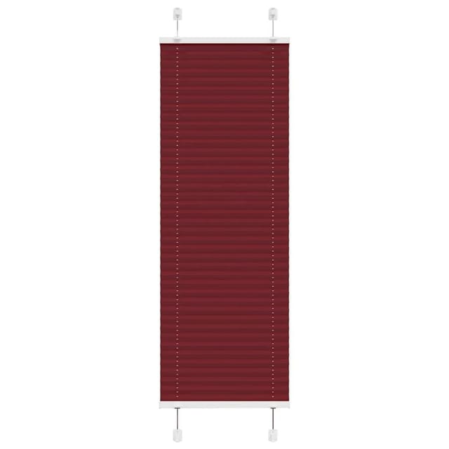 vidaXL Plissee Bordeauxrot 45x100 cm Stoffbreite 44,4 cm Polyester 4015217