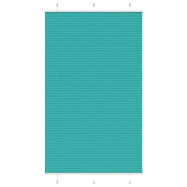 vidaXL Plissee Petrolgrün 115x200 cm Stoffbreite 114,4 cm Polyester 4015418