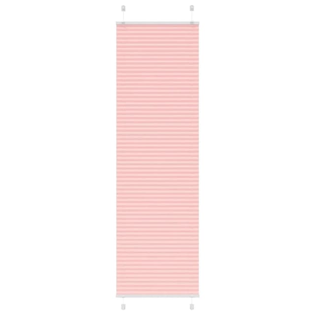 vidaXL Plissee Rosa 60x200 cm Stoffbreite 59,4 cm Polyester 4015458