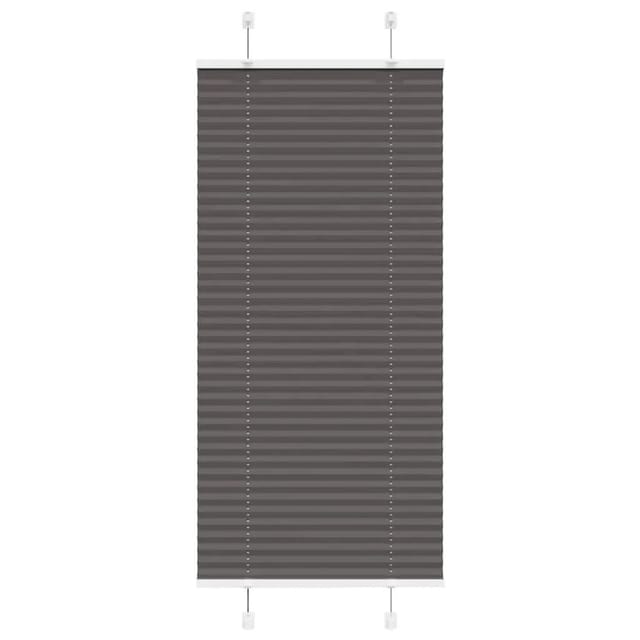 vidaXL Plissee Schwarz 65x150 cm Stoffbreite 64,4 cm Polyester 4015136