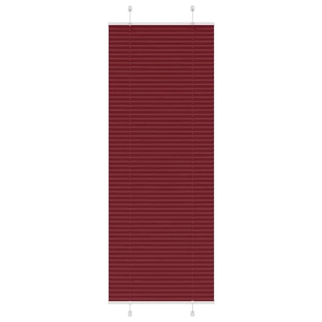 vidaXL Plissee Bordeauxrot 70x200 cm Stoffbreite 69,4 cm Polyester 4015256