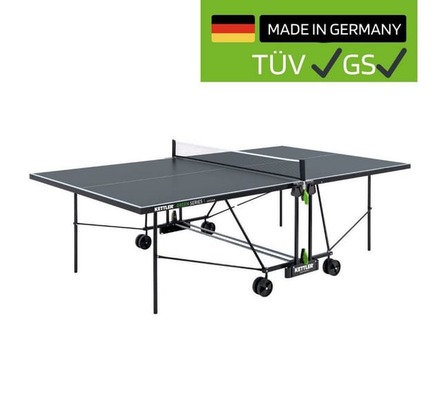 Kettler Profi Tischtennis-Platte K1 Outdoor Tisch mit Netz Klappbar Wetterfest