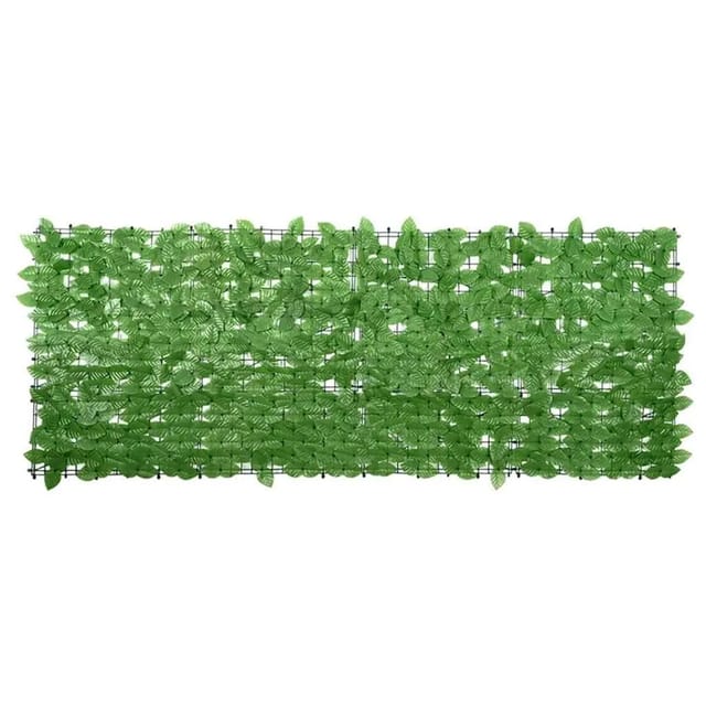 vidaXL Balkon-Sichtschutz mit Grünen Blättern 200x75 cm 367843