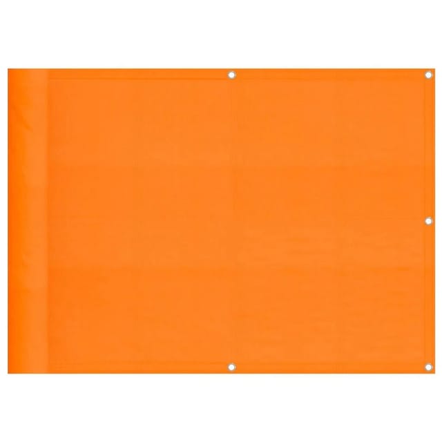 vidaXL Balkon-Sichtschutz Orange 75x700 cm 100 % Polyester-Oxford 42002138