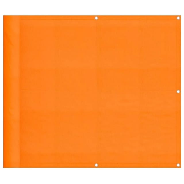 vidaXL Balkon-Sichtschutz Orange 90x800 cm 100% Polyester-Oxford 42002142
