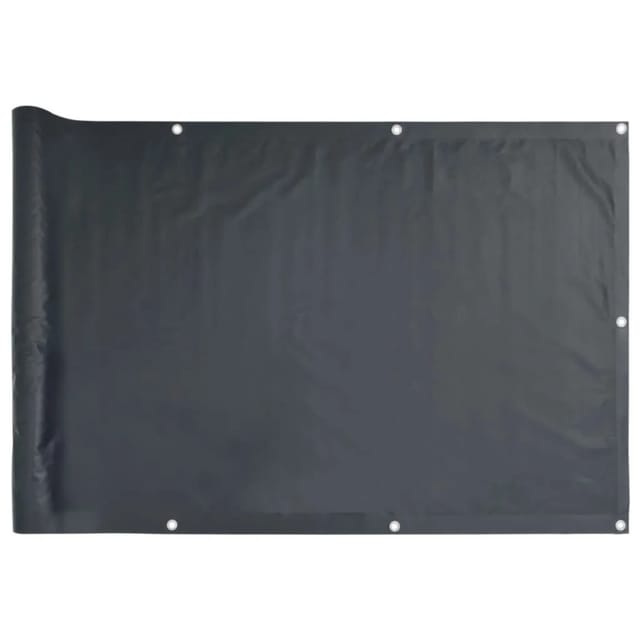 vidaXL Balkon-Sichtschutz Anthrazit 90x500 cm Oxford-Gewebe 134870