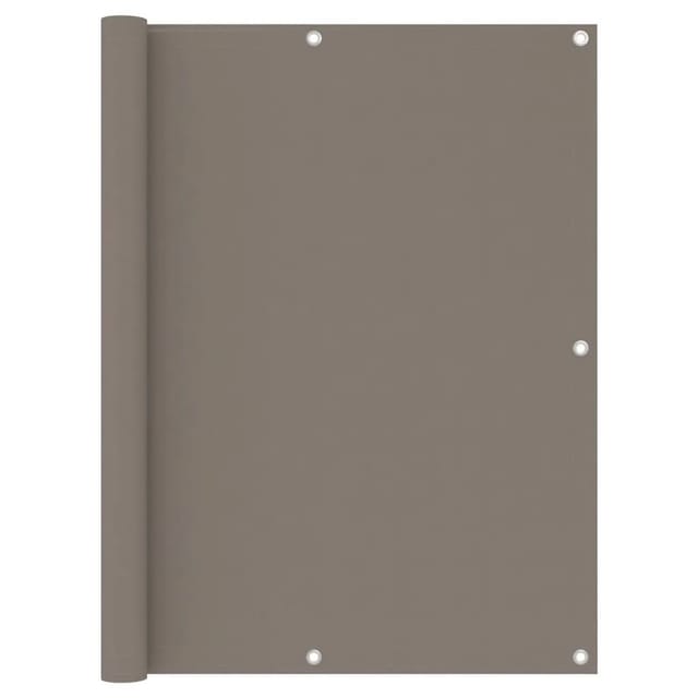 vidaXL Balkon-Sichtschutz Taupe 120x300 cm Oxford-Gewebe 134992