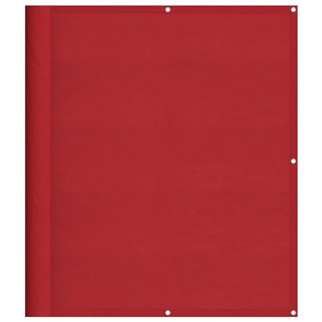 vidaXL Balkon-Sichtschutz Rot 120x1000cm 100% Polyester-Oxford 42002137