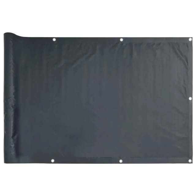 vidaXL Balkon Sichtschutz Oxford-Gewebe 90x600 cm Anthrazit 42327