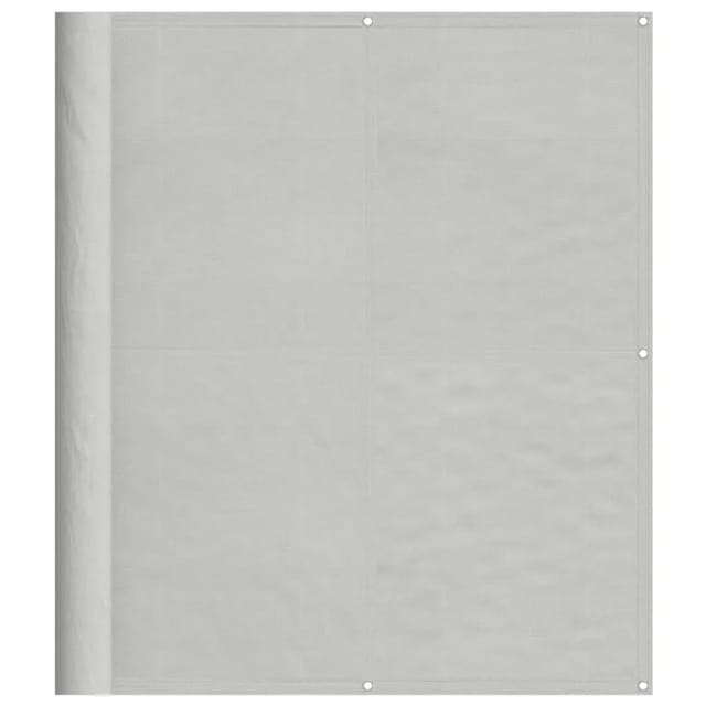 vidaXL Balkon-Sichtschutz Hellgrau 120x300 cm 100 % Polyester-Oxford 4000014