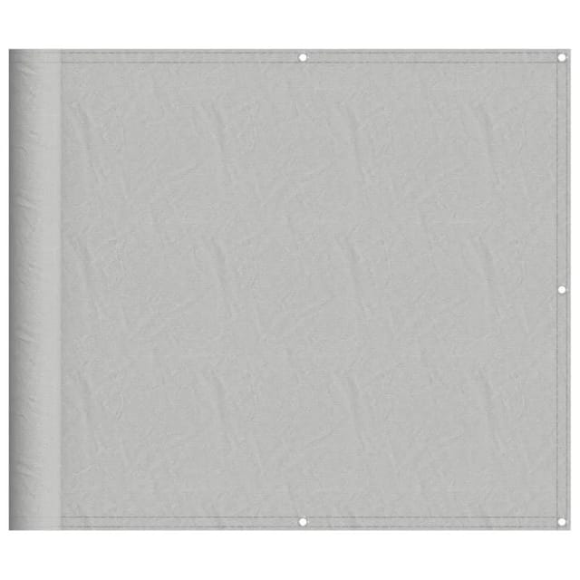 vidaXL Balkon-Sichtschutz Hellgrau 90x300 cm 100 % Polyester-Oxford 4000007