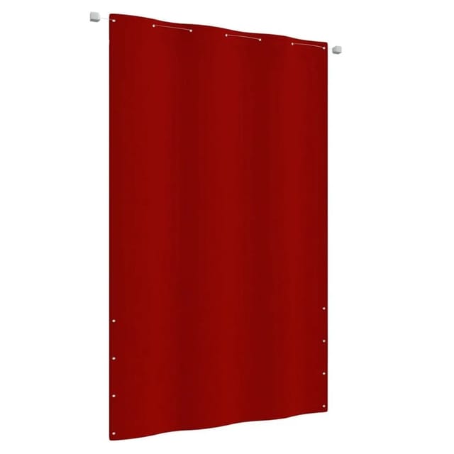 vidaXL Balkon-Sichtschutz Rot 140x240 cm Oxford-Gewebe 148546
