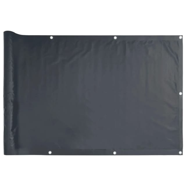 vidaXL Balkon-Sichtschutz Anthrazit 90x300 cm Oxford-Gewebe 134868