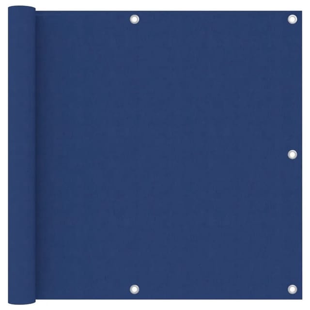 vidaXL Balkon-Sichtschutz Blau 90x500 cm Oxford-Gewebe 135014