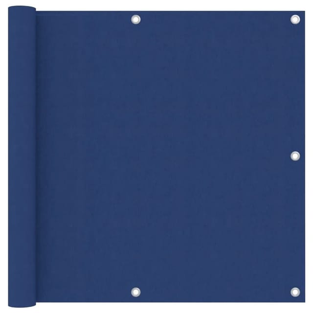 vidaXL Balkon-Sichtschutz Blau 90x300 cm Oxford-Gewebe 135012