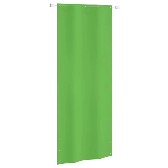 vidaXL Balkon-Sichtschutz Hellgrün 100x240 cm Oxford-Gewebe 148514