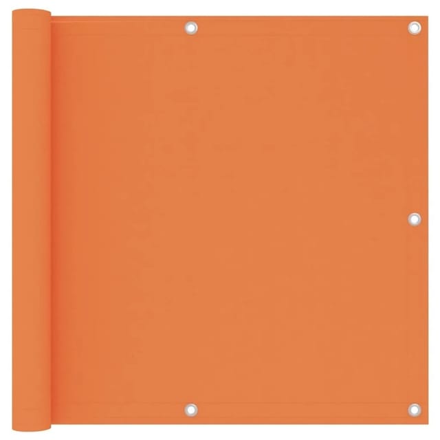 vidaXL Balkon-Sichtschutz Orange 90x400 cm Oxford-Gewebe 135049