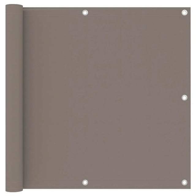 vidaXL Balkon-Sichtschutz Taupe 90x300 cm Oxford-Gewebe 134988