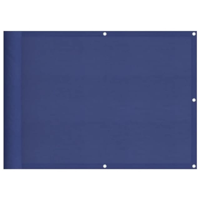 vidaXL Balkon-Sichtschutz Blau 75x700 cm 100 % Polyester-Oxford 4000277