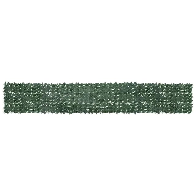 vidaXL Balkon-Sichtschutz mit Dunkelgrünen Blättern 500x75 cm 315485