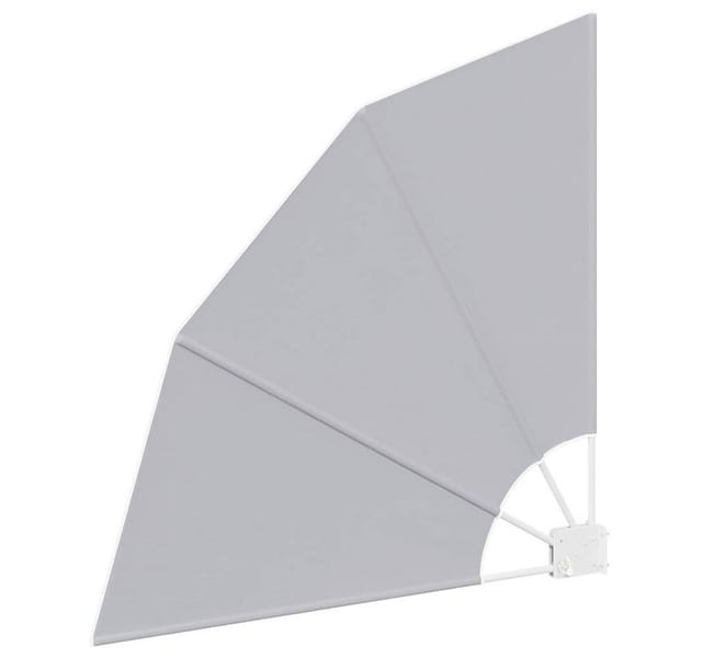 vidaXL Balkon Sichtschutz Grau 115 x 115 cm Polyester 42000941