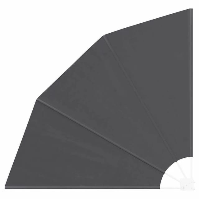 vidaXL Balkon Sichtschutz Schwarz 140 x 140 cm Polyester 42000926