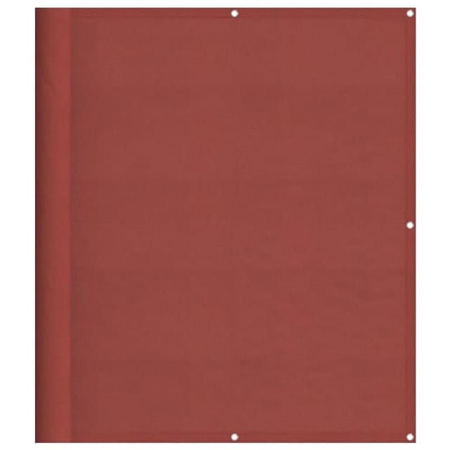vidaXL Balkon-Sichtschutz Terrakotta 120x800 cm 100 % Polyester-Oxford 42002091