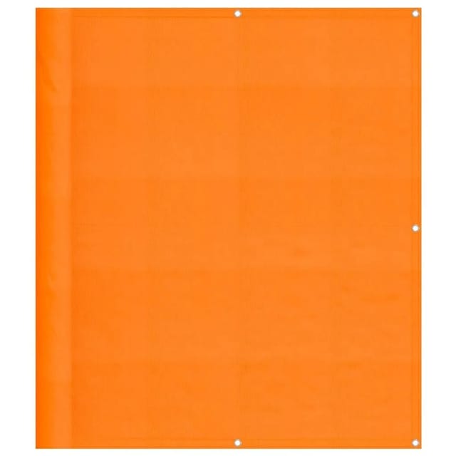 vidaXL Balkon-Sichtschutz Orange 120x800 cm 100% Polyester-Oxford 42002145