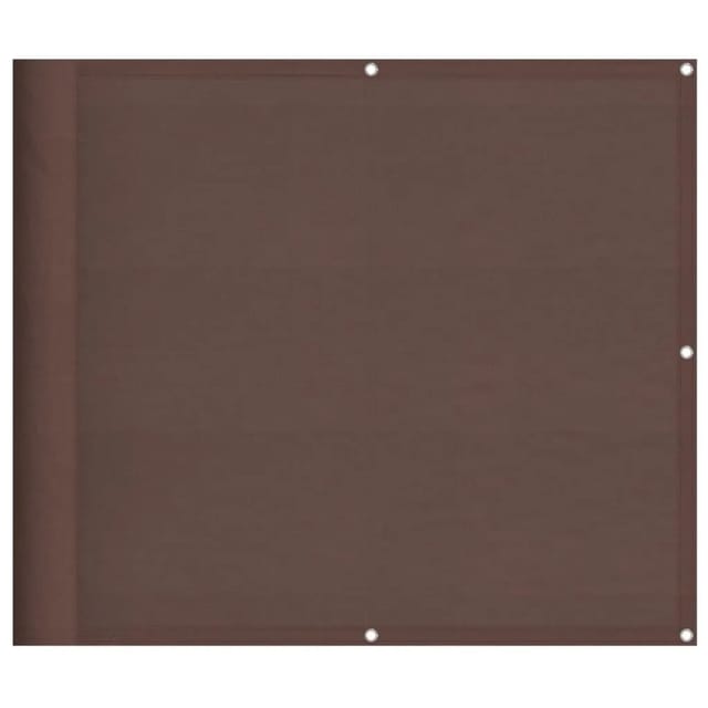 vidaXL Balkon-Sichtschutz Braun 90x800 cm 100 % Polyester-Oxford 4000390