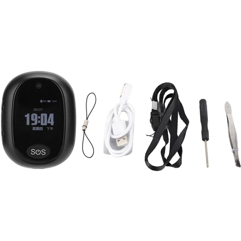 Flammkraft – Rf-v45 4g Gps-anhänger Mit Sos-alarm – Verlustschutz – Geolokalisierungsgenauigkeit 5–15 M – Kompaktes Und Leichtes Design
