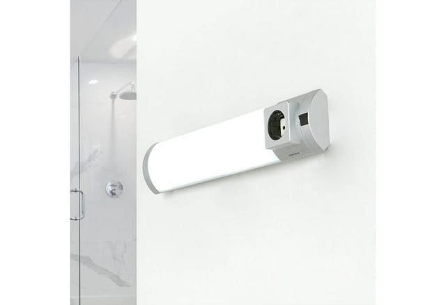 EASYLIGHT LED Wandleuchte Mit Steckdose Schalter 45 cm Breit 6500 K