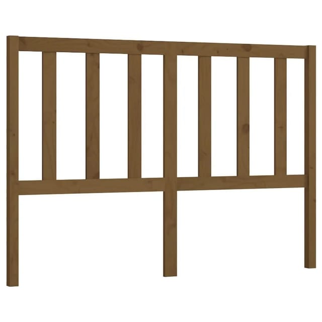 vidaXL Kopfteil Honigbraun 126x4x100 cm Massivholz Kiefer 817733