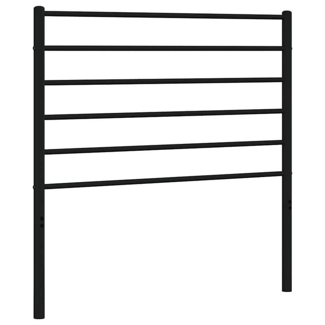 vidaXL Ersatz-Kopfteil Metall Schwarz 107 cm 352349