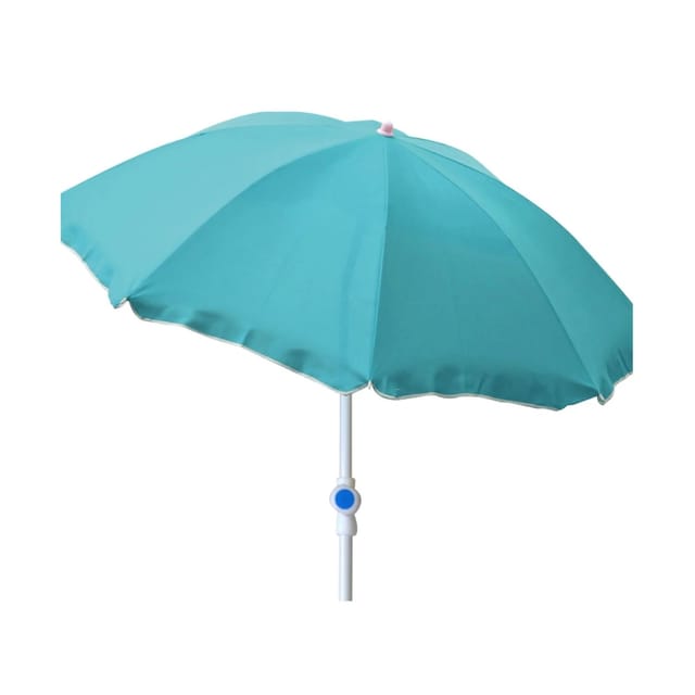 Lex Sonnenschirm Knickbar Ø 2 m Garten Balkon Strand Schirm UV30+ Blau