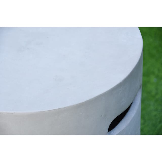 Elementi Abdeckung für 11 kg Gasflaschen in Beton-Optik Rund