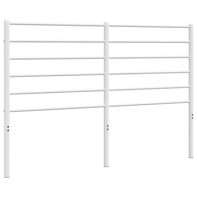 vidaXL Ersatz-Kopfteil Metall Weiß 120 cm 352399
