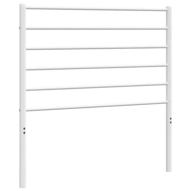 vidaXL Ersatz-Kopfteil Metall Weiß 100 cm 352397