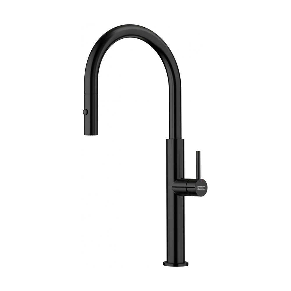 Franke Küchenarmatur Pescara J Industrial Black Auszugsbrause Edelstahl Pvd