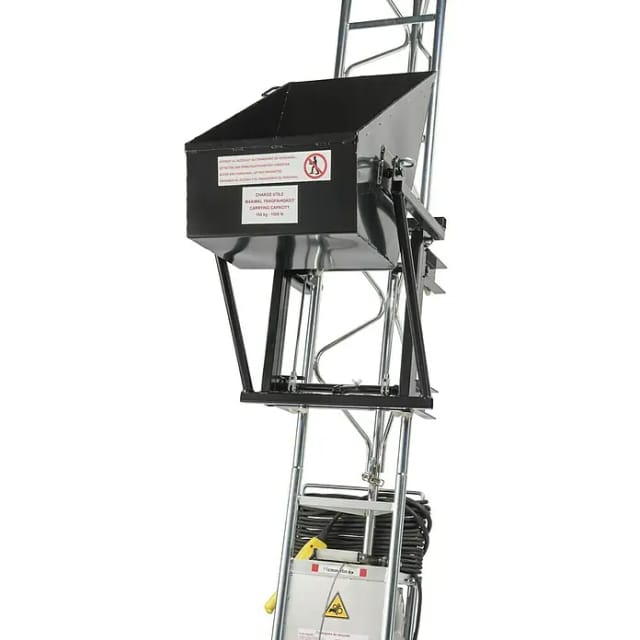 Haemmerlin Kippkübel Schwingend Kompatibel mit Castor Steel 50, Stahlgrau