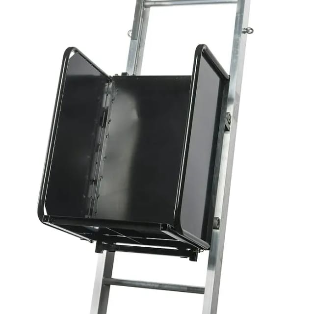 Haemmerlin Dachdeckerpritsche 55,8 cm x 44,5 cm x 79,4 cm Silber-Schwarz