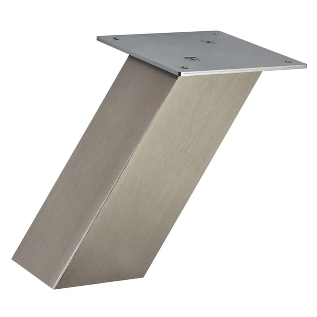 SOTECH Barkonsole Schräg Höhe 170 mm 120 x 120 mm Edelstahloptik