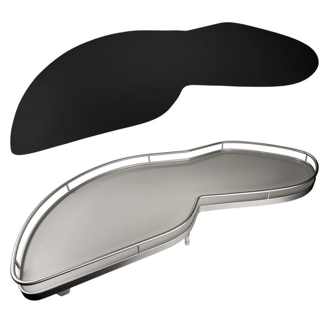 Kesseböhmer Antirutschmatte Orga Grip Schwarz für LeMans 450 mm Links Ausschwenkbar