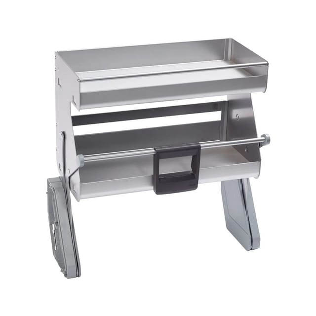 Kesseböhmer iMove Double Tray Silbergrau Auszugsystem für 600 mm Schrankbreite