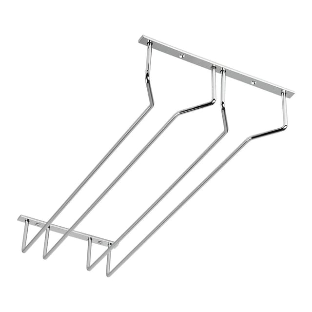 SOTECH Gläserhalter für 2 Glasreihen 235 x 500 x 70 mm Chrom Poliert