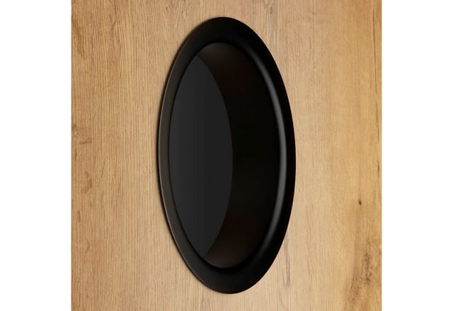 SOTECH Durchwurfring Ø180 x H 41,5 mm Edelstahl Schwarz Lackiert