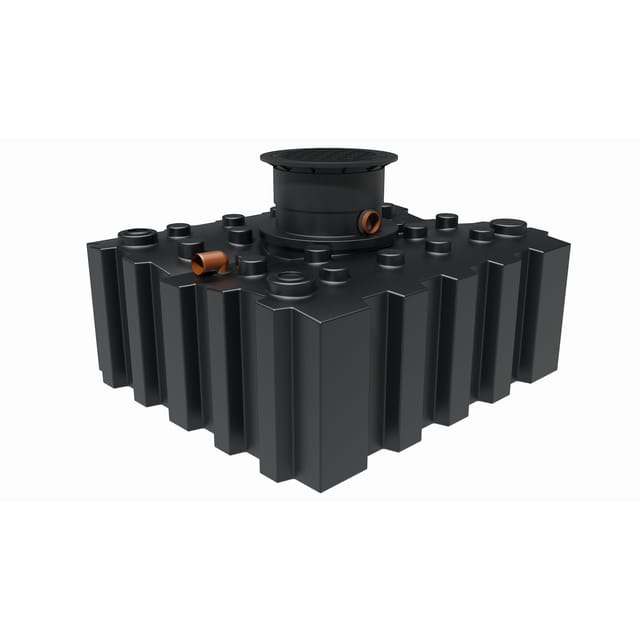 GreenLife Regenwasser Flachtank mit Biovitor